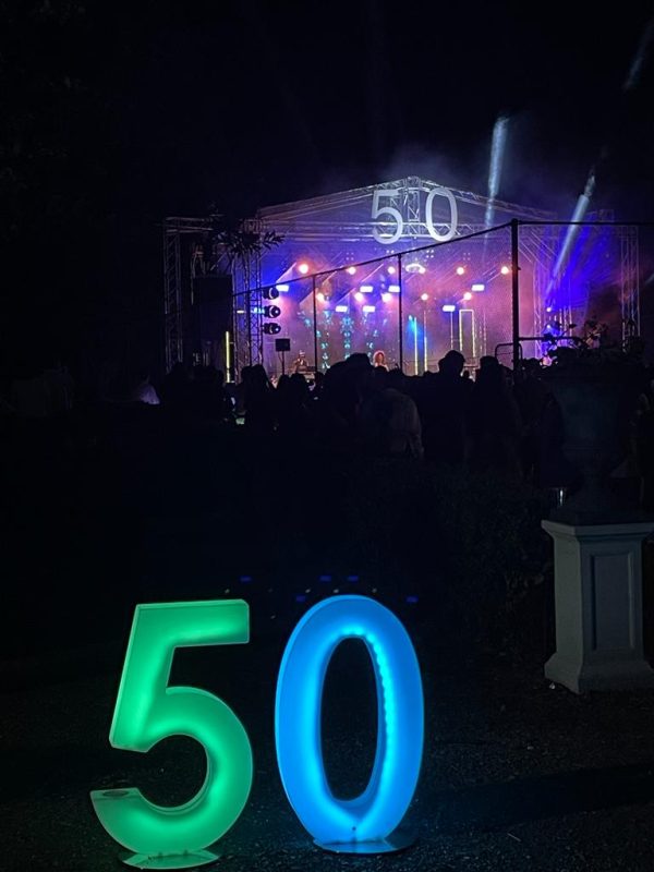 the number 50 glow number