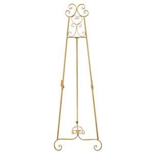 gold french easel