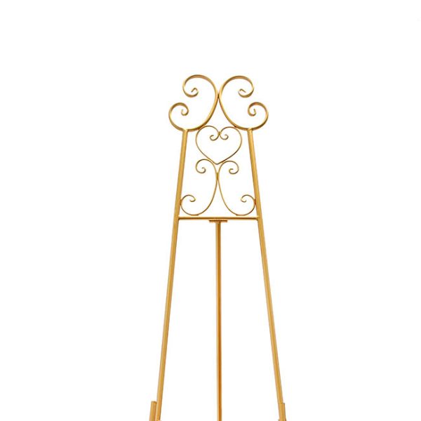 gold french easel