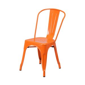 orange tolix chairs