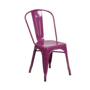 purple tolix chair