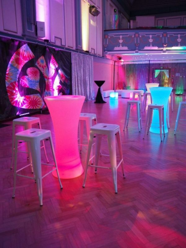 glow cocktail tables 