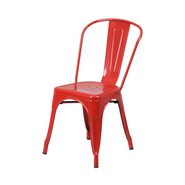red tolix chairs