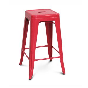 red tolix stool