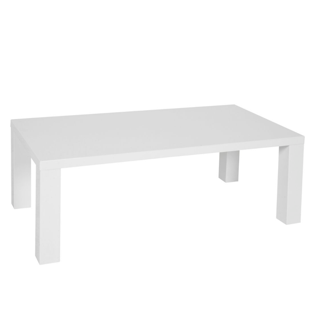 White Rectangular Coffee Table Hire | Lounge Furniture Hire Sydney