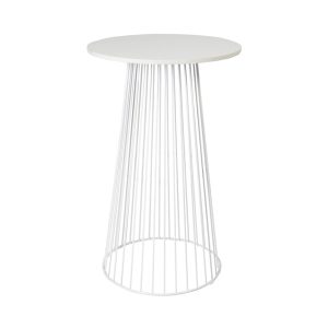 white wire cocktail table