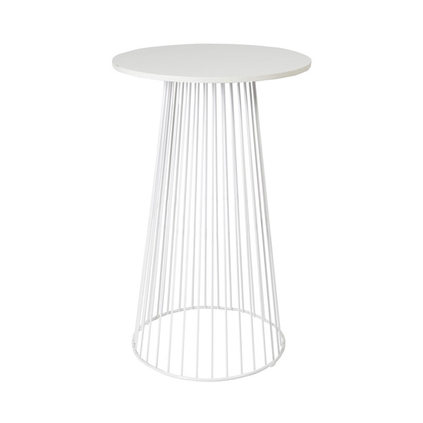 white wire cocktail table